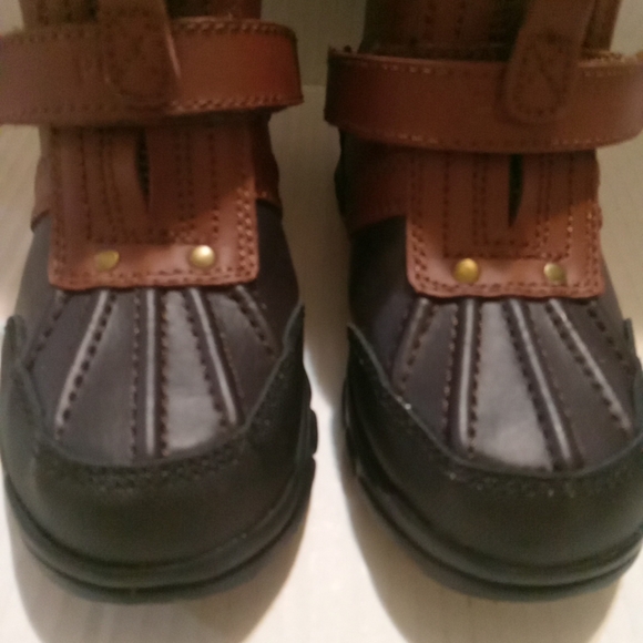 Ralph Lauren Polo boys boots size 10 - Picture 2 of 6